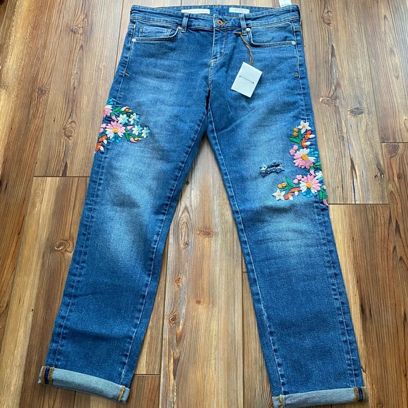 Anthropologie Pilcro & the Letterpress Embroidered Jeans - Picture 4 of 8